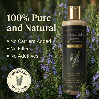 🔥LAST DAY 50% OFF - Hairmonthly® Organic Rosemary Hair Growth Shampoo