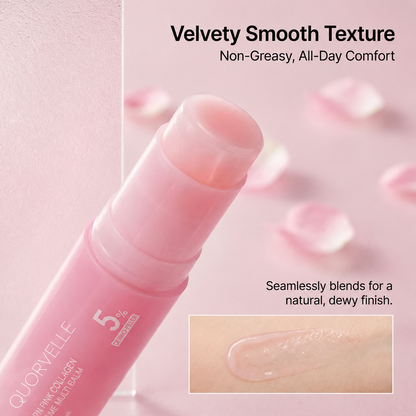 Quorvelle Pink Collagen Plumping Multi Balm – Firm, Smooth & Youthful Skin