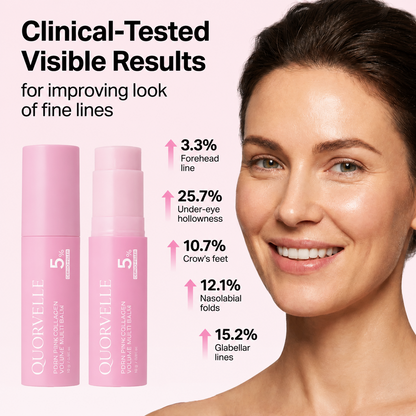 Quorvelle Pink Collagen Plumping Multi Balm – Firm, Smooth & Youthful Skin