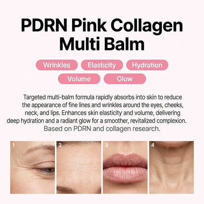 Quorvelle Pink Collagen Plumping Multi Balm – Firm, Smooth & Youthful Skin